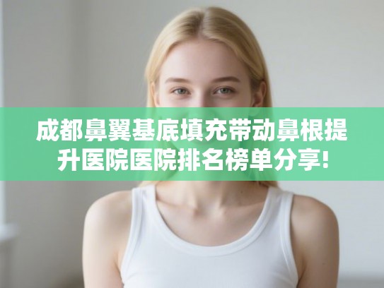 成都鼻翼基底填充带动鼻根提升医院医院排名榜单分享!