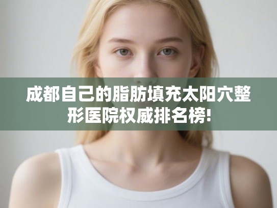 成都自己的脂肪填充太阳穴整形医院权威排名榜! 成都自己的脂肪填充太阳穴整形医院权威排名榜!