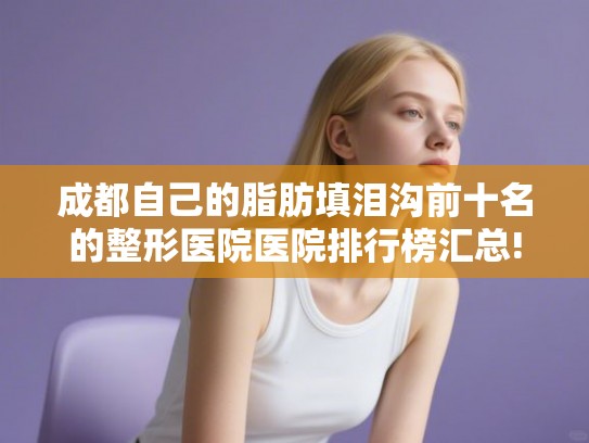 成都自己的脂肪填泪沟前十名的整形医院医院排行榜汇总! 成都自己的脂肪填泪沟前十名的整形医院医院排行榜汇总!