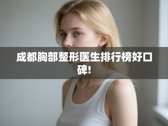成都胸部整形医生排行榜好口碑! 成都胸部整形医生排行榜好口碑!