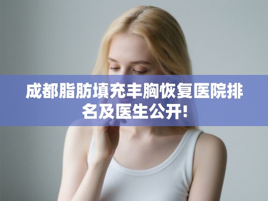 成都脂肪填充丰胸恢复医院排名及医生公开! 成都脂肪填充丰胸恢复医院排名及医生公开!