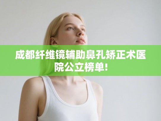成都纤维镜辅助鼻孔矫正术医院公立榜单! 成都纤维镜辅助鼻孔矫正术医院公立榜单!