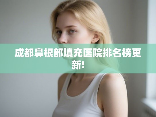 成都鼻根部填充医院排名榜更新! 成都鼻根部填充医院排名榜更新!