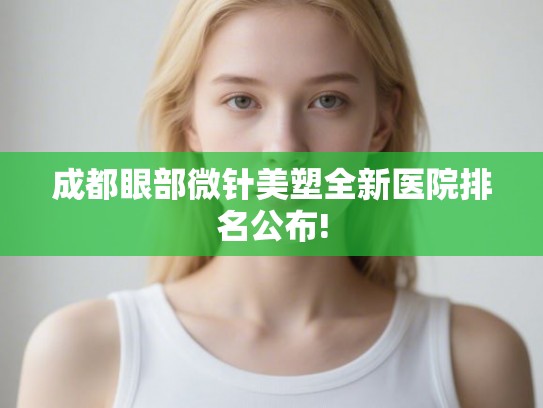 成都眼部微针美塑全新医院排名公布!