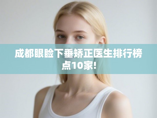 成都眼睑下垂矫正医生排行榜点10家! 成都眼睑下垂矫正医生排行榜点10家!