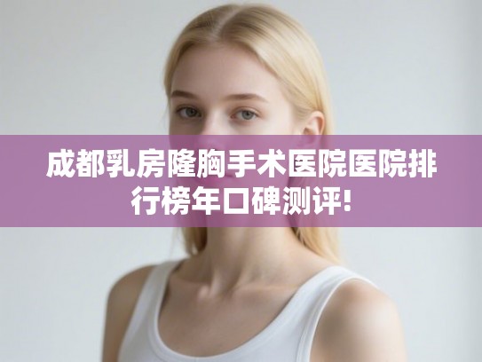 成都乳房隆胸手术医院医院排行榜年口碑测评! 成都乳房隆胸手术医院医院排行榜年口碑测评!