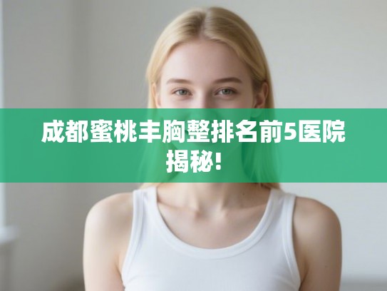 成都蜜桃丰胸整排名前5医院揭秘! 成都蜜桃丰胸整排名前5医院揭秘!