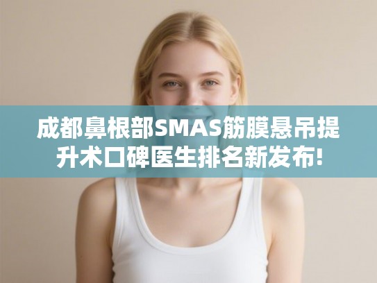 成都鼻根部SMAS筋膜悬吊提升术口碑医生排名新发布!