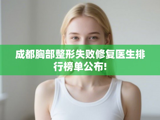 成都胸部整形失败修复医生排行榜单公布! 成都胸部整形失败修复医生排行榜单公布!
