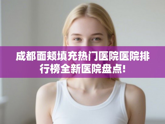 成都面颊填充热门医院医院排行榜全新医院盘点! 成都面颊填充热门医院医院排行榜全新医院盘点!