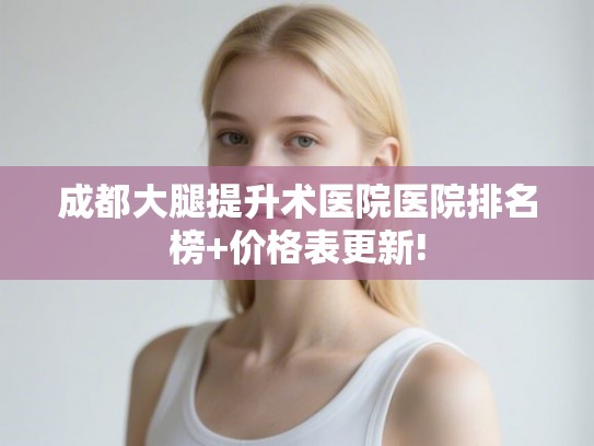 成都大腿提升术医院医院排名榜+价格表更新!