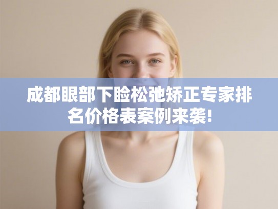 成都眼部下睑松弛矫正专家排名价格表案例来袭! 成都眼部下睑松弛矫正专家排名价格表案例来袭!