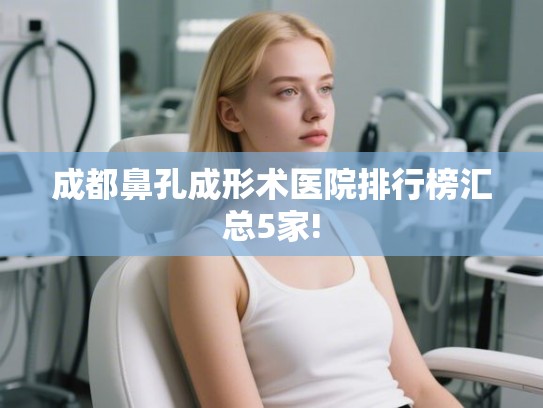 成都鼻孔成形术医院排行榜汇总5家! 成都鼻孔成形术医院排行榜汇总5家!