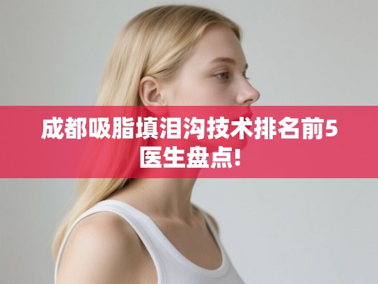 成都吸脂填泪沟技术排名前5医生盘点! 成都吸脂填泪沟技术排名前5医生盘点!