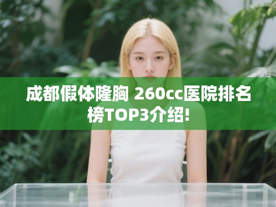 成都假体隆胸 260cc医院排名榜TOP3介绍!
