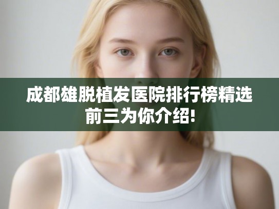 成都雄脱植发医院排行榜精选前三为你介绍!