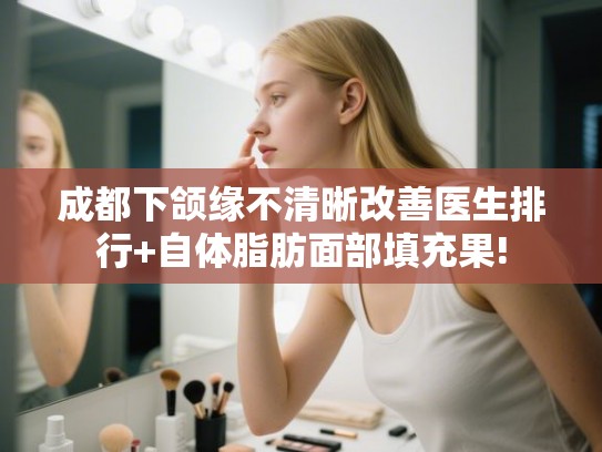 成都下颌缘不清晰改善医生排行+自体脂肪面部填充果!
