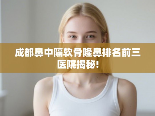 成都鼻中隔软骨隆鼻排名前三医院揭秘! 成都鼻中隔软骨隆鼻排名前三医院揭秘!