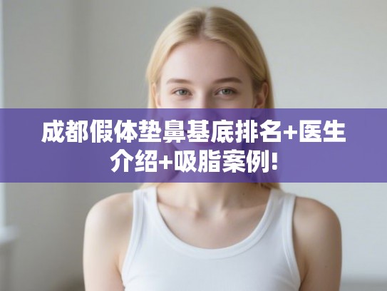 成都假体垫鼻基底排名+医生介绍+吸脂案例!