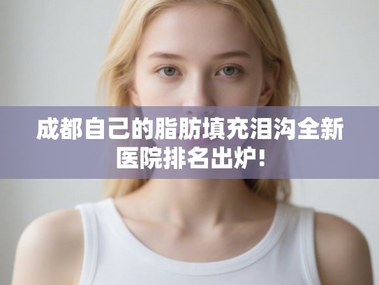 成都自己的脂肪填充泪沟全新医院排名出炉!