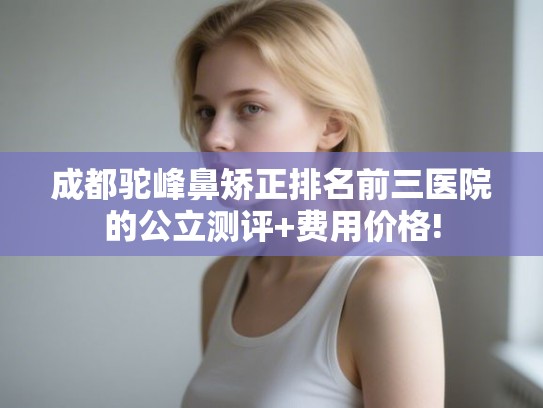 成都驼峰鼻矫正排名前三医院的公立测评+费用价格! 成都驼峰鼻矫正排名前三医院的公立测评+费用价格!