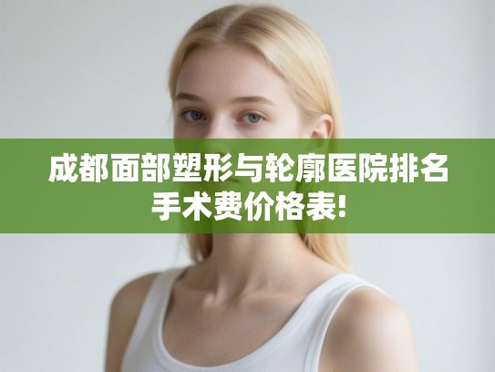 成都面部塑形与轮廓医院排名手术费价格表! 成都面部塑形与轮廓医院排名手术费价格表!