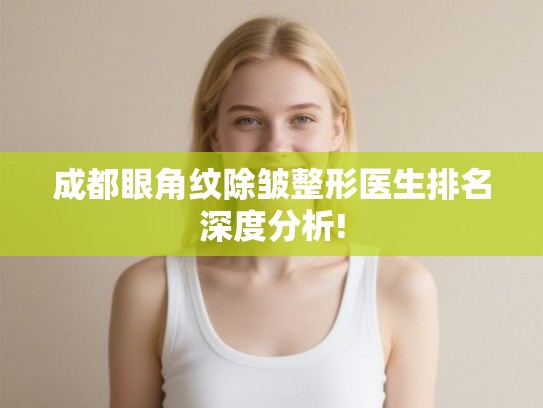 成都眼角纹除皱整形医生排名深度分析! 成都眼角纹除皱整形医生排名深度分析!