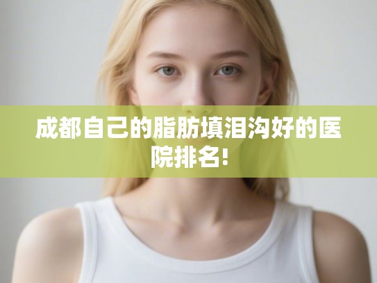 成都自己的脂肪填泪沟好的医院排名!