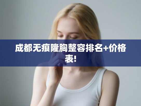 成都无痕隆胸整容排名+价格表!