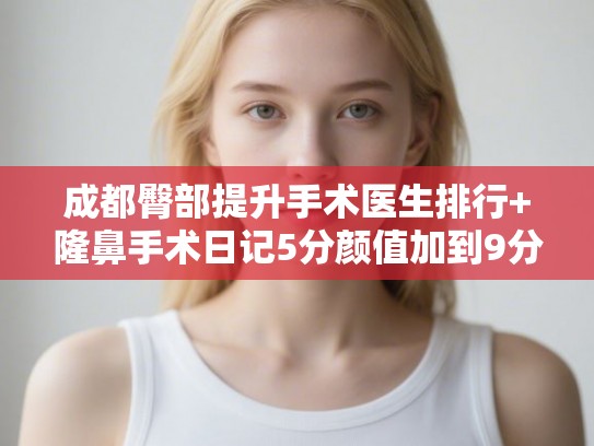 成都臀部提升手术医生排行+隆鼻手术日记5分颜值加到9分! 成都臀部提升手术医生排行+隆鼻手术日记5分颜值加到9分!