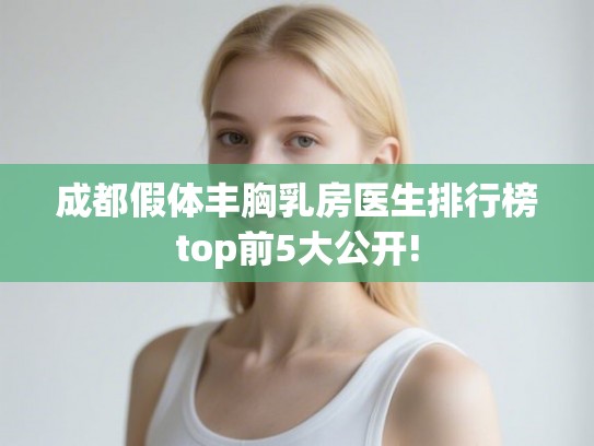 成都假体丰胸乳房医生排行榜top前5大公开! 成都假体丰胸乳房医生排行榜top前5大公开!