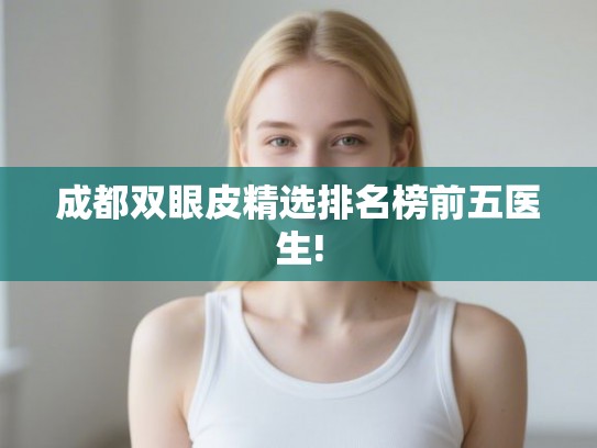 成都双眼皮精选排名榜前五医生!