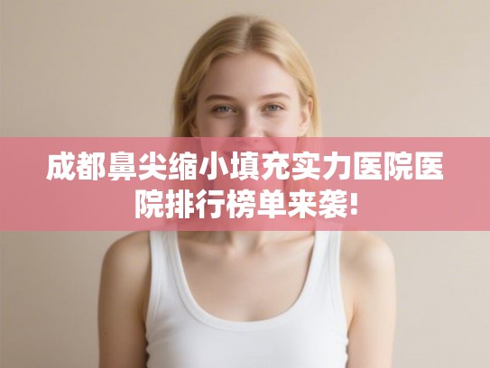 成都鼻尖缩小填充实力医院医院排行榜单来袭! 成都鼻尖缩小填充实力医院医院排行榜单来袭!
