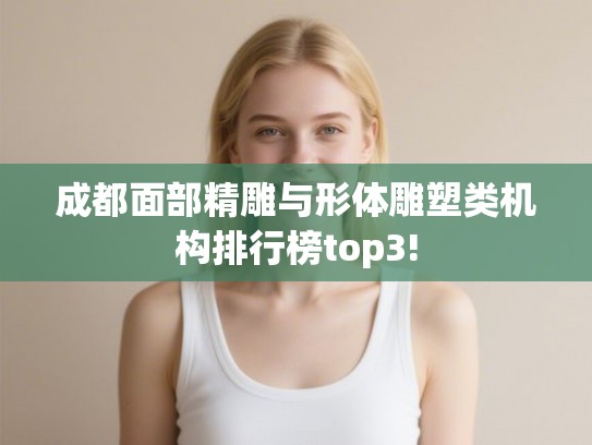 成都面部精雕与形体雕塑类机构排行榜top3! 成都面部精雕与形体雕塑类机构排行榜top3!