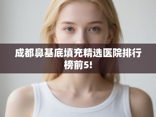 成都鼻基底填充精选医院排行榜前5!