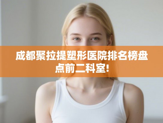 成都聚拉提塑形医院排名榜盘点前二科室!