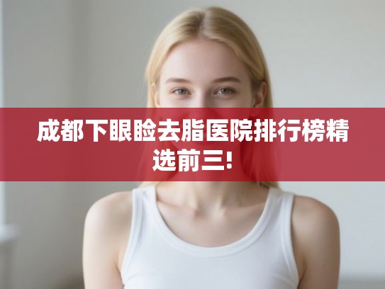 成都下眼睑去脂医院排行榜精选前三! 成都下眼睑去脂医院排行榜精选前三!