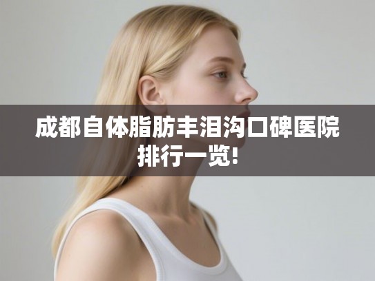 成都自体脂肪丰泪沟口碑医院排行一览! 成都自体脂肪丰泪沟口碑医院排行一览!