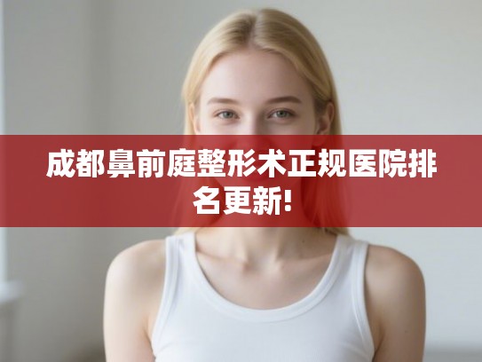 成都鼻前庭整形术正规医院排名更新! 成都鼻前庭整形术正规医院排名更新!