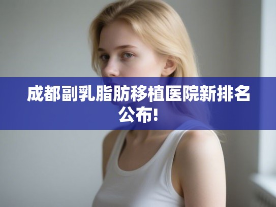 成都副乳脂肪移植医院新排名公布!
