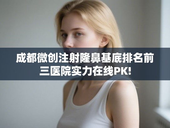 成都微创注射隆鼻基底排名前三医院实力在线PK! 成都微创注射隆鼻基底排名前三医院实力在线PK!