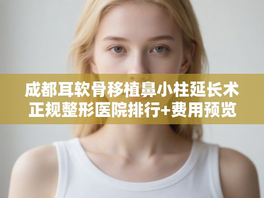 成都耳软骨移植鼻小柱延长术正规整形医院排行+费用预览!