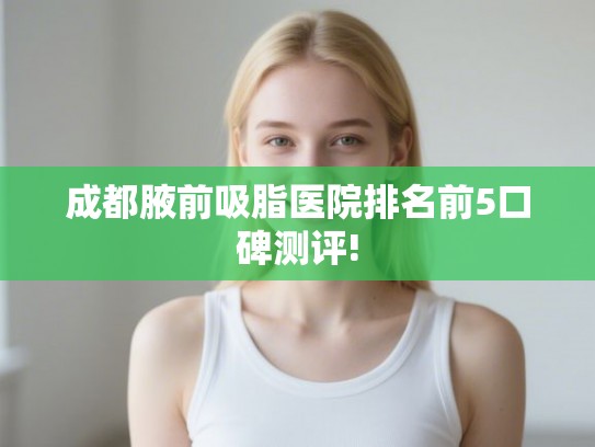 成都腋前吸脂医院排名前5口碑测评!