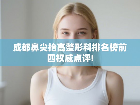 成都鼻尖抬高整形科排名榜前四权威点评! 成都鼻尖抬高整形科排名榜前四权威点评!