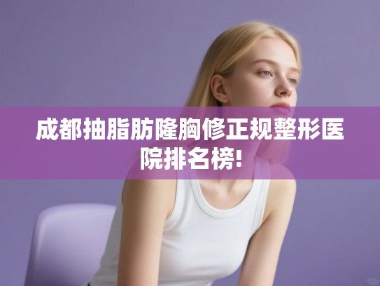 成都抽脂肪隆胸修正规整形医院排名榜! 成都抽脂肪隆胸修正规整形医院排名榜!