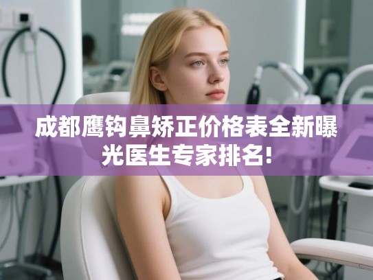 成都鹰钩鼻矫正价格表全新曝光医生专家排名!