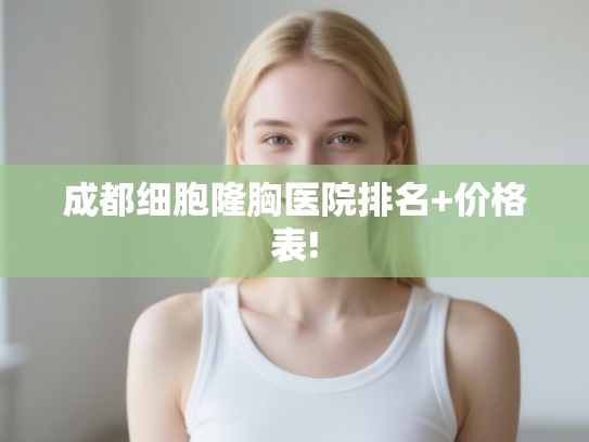 成都细胞隆胸医院排名+价格表! 成都细胞隆胸医院排名+价格表!