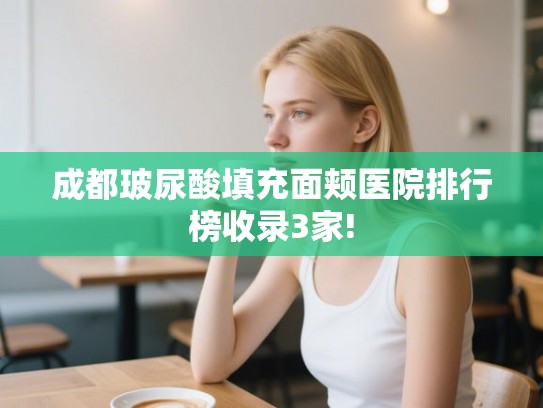 成都玻尿酸填充面颊医院排行榜收录3家!