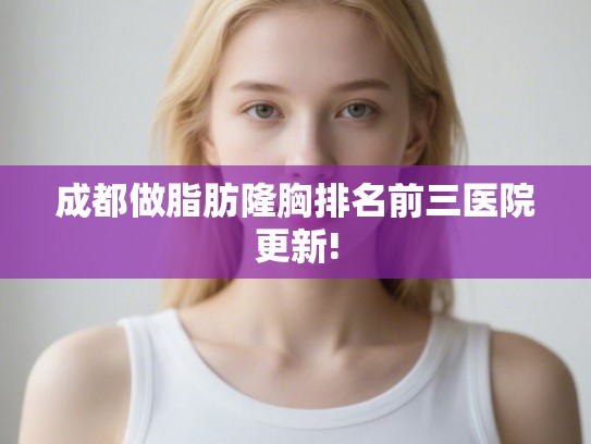 成都做脂肪隆胸排名前三医院更新! 成都做脂肪隆胸排名前三医院更新!