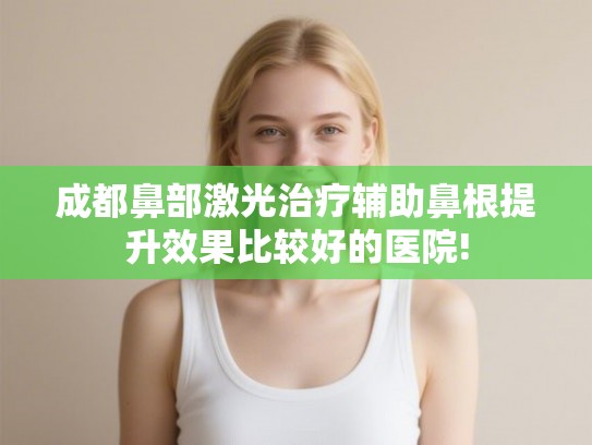 成都鼻部激光治疗辅助鼻根提升效果比较好的医院!